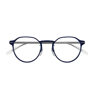 Montblanc Blue Snowcap Metal Phantos Sunglasses