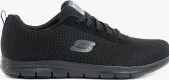 Skechers Womens Skechers Work 77210EC GHENTER - BRONAUGH SR Womens Occupational Trainers Black - Size: 4.5