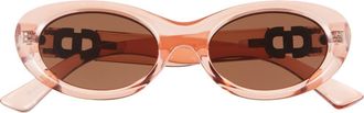 BP. Oval Sunglasses in Crystal Pink at Nordstrom