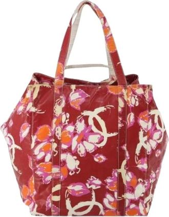 Chanel Pre-owned Vintage Leather Tote Bag - Pre-owned - Mujer - Rojo - ONE SIZE