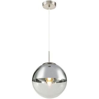 Globo Lighting L&aacute;mpara Colgante - Varus - N&iacute;quel - Vidrio - &Oslash; 25cm - E27 - Globo