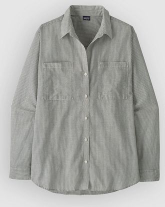 Patagonia LW A/C Buttondown Hemd blau
