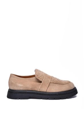 Maze Taupe Suede Moccasin