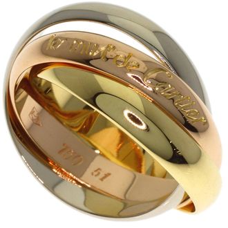 Cartier Yellow Gold (18K) Pink Gold (18K) White Gold (18K) Band Ring (Pre-Owned)