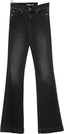 Liu Jo Slim-Fit Black Jeans With Flared Legs