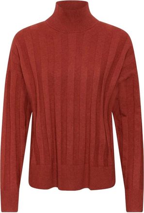 Inwear Tessiw Kellsie Pullover - Knitwear - Mujer - Rojo - M