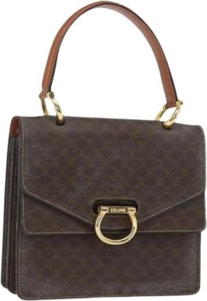 Celine Pre-owned Handbags, female, Brown, Size: ONE SIZE Pre-owned Vintage Hand Bag