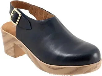 Softwalk Fairbanks Slingback Platform Clog in Navy at Nordstrom, Size 8