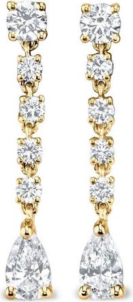 Anita Ko 18K yellow gold small Rope diamond earrings