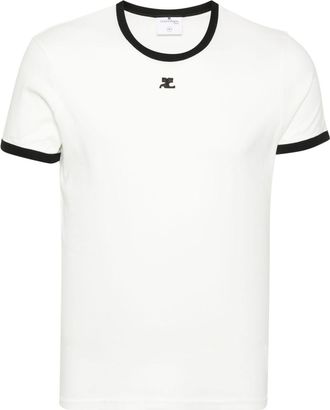 Courr&egrave;ges Fitted Short-Sleeve T-Shirt