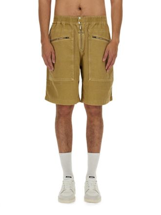 Isabel Marant Beige Solid Shorts