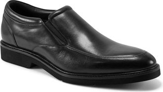 Rockport Folton Loafers Mens 4E Black Leather Slip On Dress Shoes ZAP2517