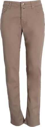 Jacob Cohen Chino dritti - Marrone