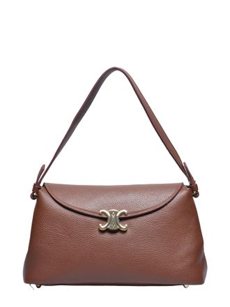 Anna Luchini Bordeauxrood Rundleer Tas