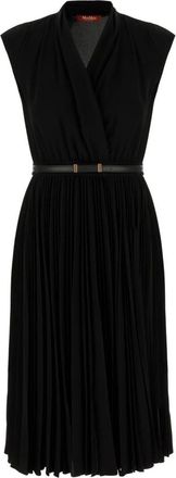 Max Mara Kleedjes, Dames, Zwart, XS, Elegante Jurken Collectie