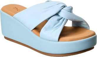 The Flexx Womens Theo Foulard Platform Sandals In Cielo