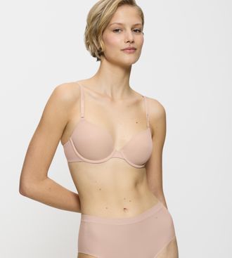 Triumph B&uuml;gel-BH TRIUMPH Body Make-Up WHP, Damen, Gr. 70, Cup D, beige (smooth natur), Microtouch, Obermaterial: 62% Polyester, 23% Polyamid, 15% Elasthan, un
