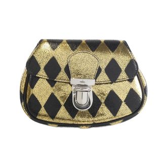 Gucci Black Gold Leather Fanny Pack (Pre-Owned)