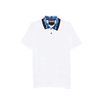 Versace Jeans Couture Floral-print Polo Shirt
