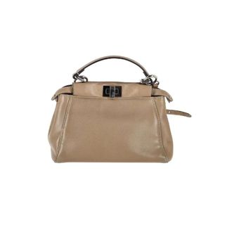 Fendi Pre-owned Handbags, female, Beige, Size: ONE SIZE Pre-owned Leather handbags