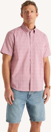 Nautica Mens Wrinkle-Resistant Classic Fit Plaid Shirt