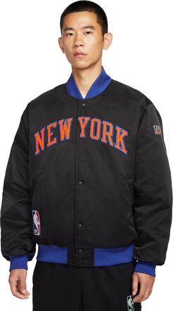 Nike New York Knicks City Edition NBA Premium Jacket Black IF8839-010