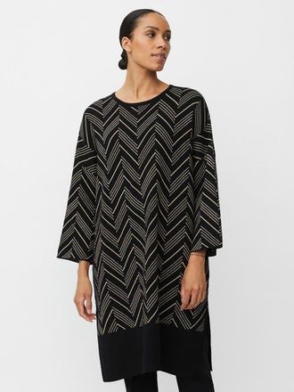 Masai MaNuska3/4 Sleeve Loose Fit Midi Dress in Black at Nordstrom, Size X-Small