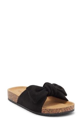 Top Moda Cory Slide Sandal in Black Denim at Nordstrom Rack, Size 6