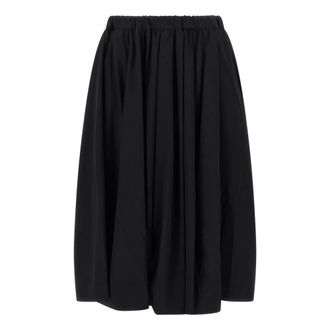 Comme Des Garçons Dames, Rokken, Zwart, Maat: S Wol