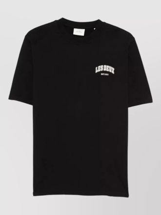 Les Deux brady hoop graphic print crew neck t-shirt