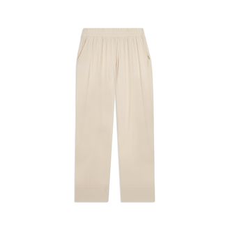 Freddy Pantaloni Cropped Fit a Carota in Popeline elasticizzato