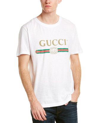 Gucci Logo Washed Cotton T-Shirt