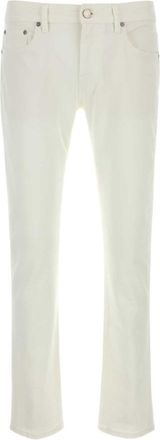 Pantaloni Torino White Mid Rise Jeans