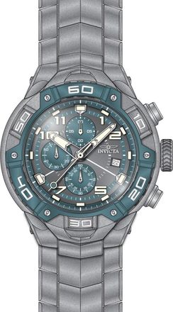 Invicta Speedway 49881 Herenhorloge - Quartz Uurwerk - Roestvrij Staal met Grijze Wijzerplaat - 50 mm