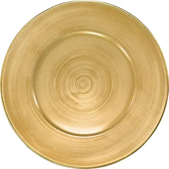 Anna Weatherley Annas Charger Plate in Brushed Gold at Nordstrom