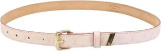 Louis Vuitton Pre-owned Monogram Cherry Blossom Belt - female - Louis Vuitton Vintage - Vintage Belts - Pink - ONE SIZE - Pre-owned