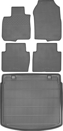 OEM Juego De Alfombrillas De Goma Para Honda Cr-v V Suv De 2018 + Alfombrilla Para El Maletero
