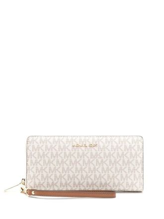 Michael Kors Portemonnee met logoprint - Beige