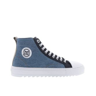 Mason Garments Sneakers, male, Blue, 7 UK, Blue High Top Sneaker