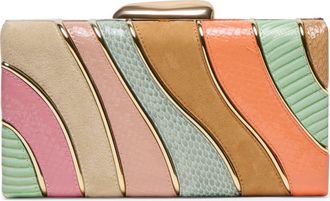 Dolce Vita Multi Panel Frame Clutch in Gold Multi at Nordstrom