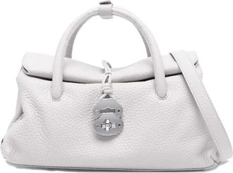 Zanellato Dotta Centauro kleine shopper met handvat - Grijs