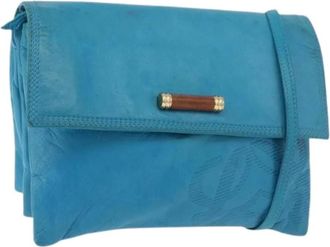 Loewe Pre-owned Cross Body Bags, female, Blue, Size: ONE SIZE Pre-owned Shoulder Bag