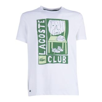 Lacoste T-Shirts, male, White, Size: XL T-Shirt