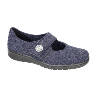 Solidus Schoenen, Dames, Blauw, 39 1/2 EU, Wol, Heaven 040 Slipper