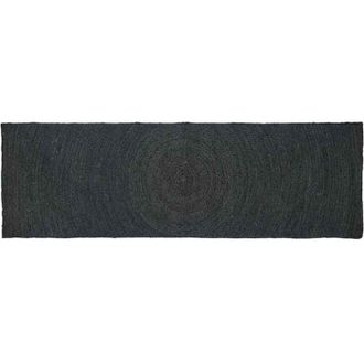 vidaXL Rug Dark Grey 80 x 300 cm Jute vidaXL