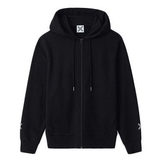 Kenzo (WMNS) KENZO FW20 Alphabet Printing hooded Zipper Hoodie Black FA62BL8004MS-99