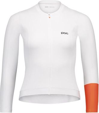 Poc Cadence L/S Jersey Velotrikot f&uuml;r Damen | wei&szlig;