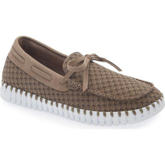 Ilse Jacobsen Tulip Print Sailor Shoe in Falcon at Nordstrom, Size 10Us