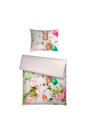 Esposa Wendebettw&auml;sche, Mehrfarbig, Textil, Ostern, 140x200 cm, pflegeleicht, hautfreundlich, Heimtextilien, Bettw&auml;sche & Leint&uuml;cher, Bettw&auml;sche, Wendebettw&auml;