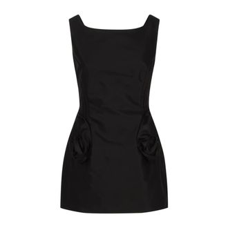 Magda Butrym Sleeveless Tops, female, Black, 2XS, 04 Dress